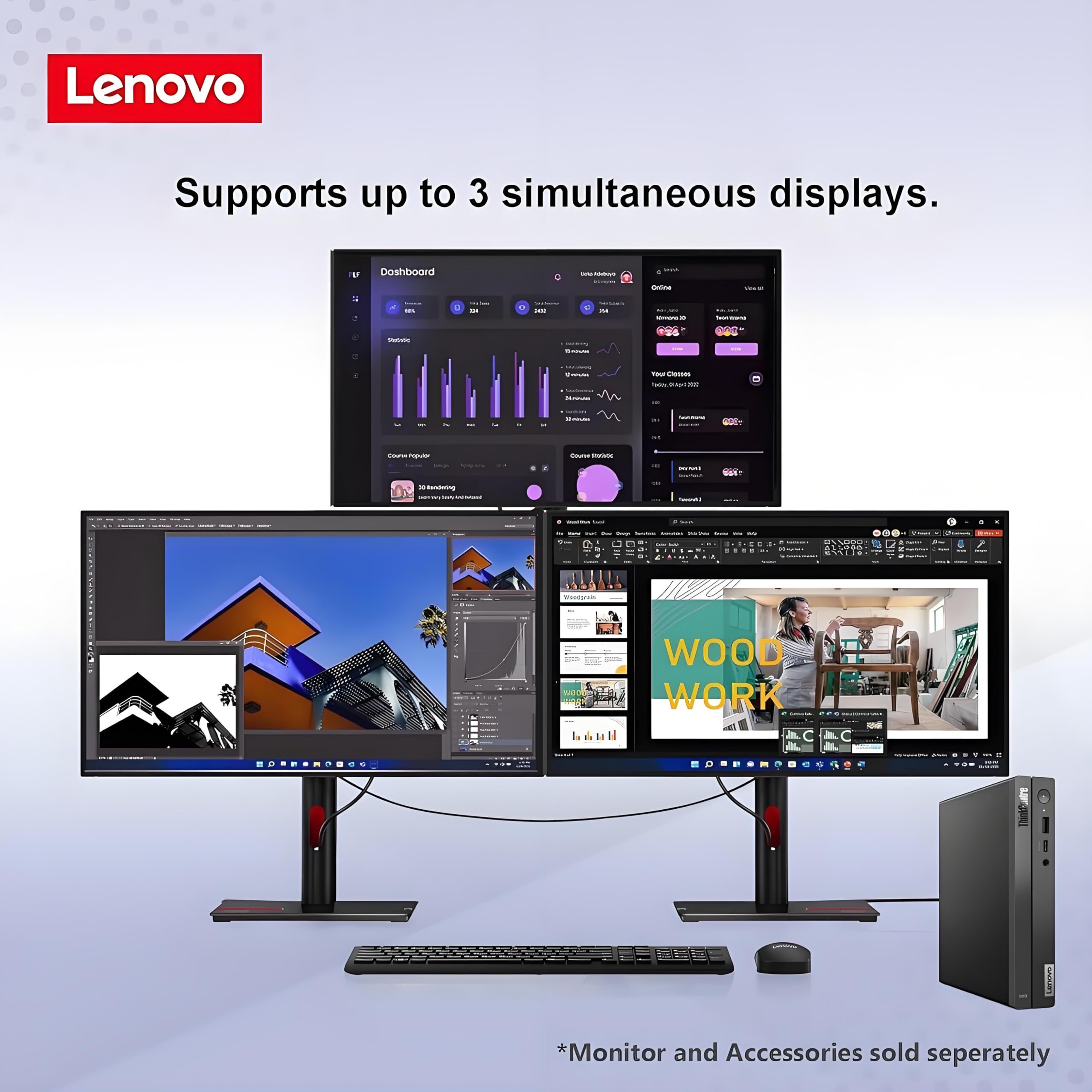 Amazon.com: Lenovo ThinkCentre 50q Business Mini Desktop Computer