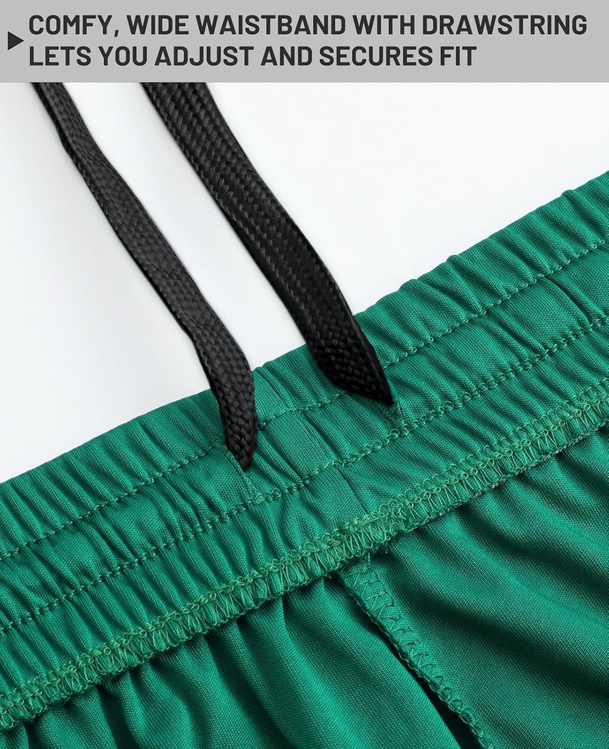 MIER Men's Quick-Dry Athletic/Soccer/Basketball Shorts Without Pockets No Liner Running Workout Training Active Shorts - Image 5