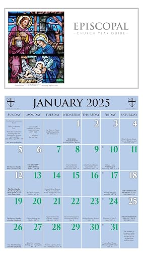 2025 Episcopal Church Year Guide Kalendar: January 2025 through December 2025