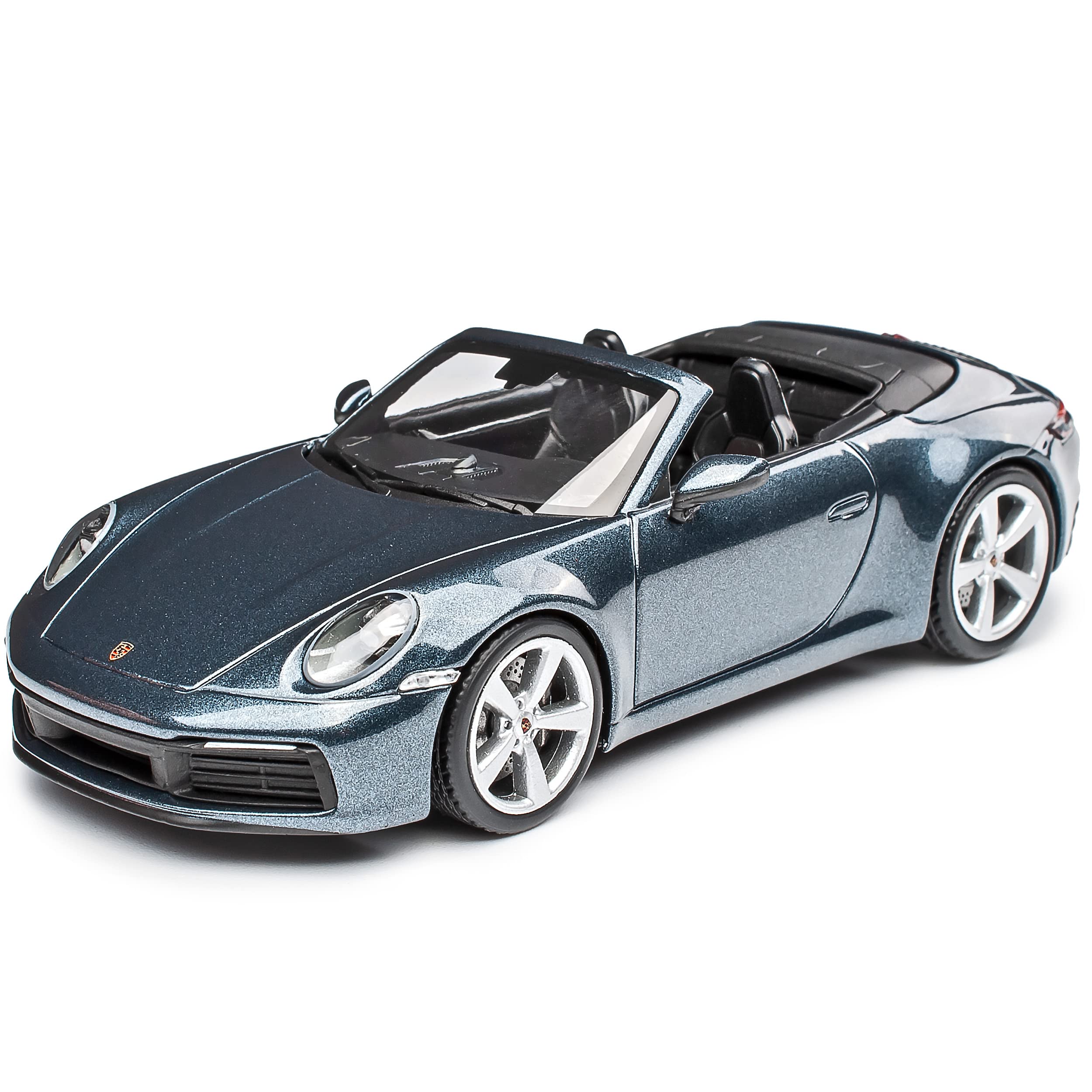 Porsche 911 992 4S Cabrio Targa Modellauto 1/87 Von Schuco – Mit Individuellem Wunschkennzeichen