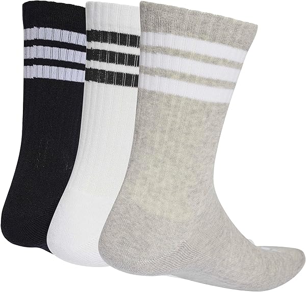 adidas adidas 3-Stripes Cushioned Crew Socks 3 Pair Pack in use