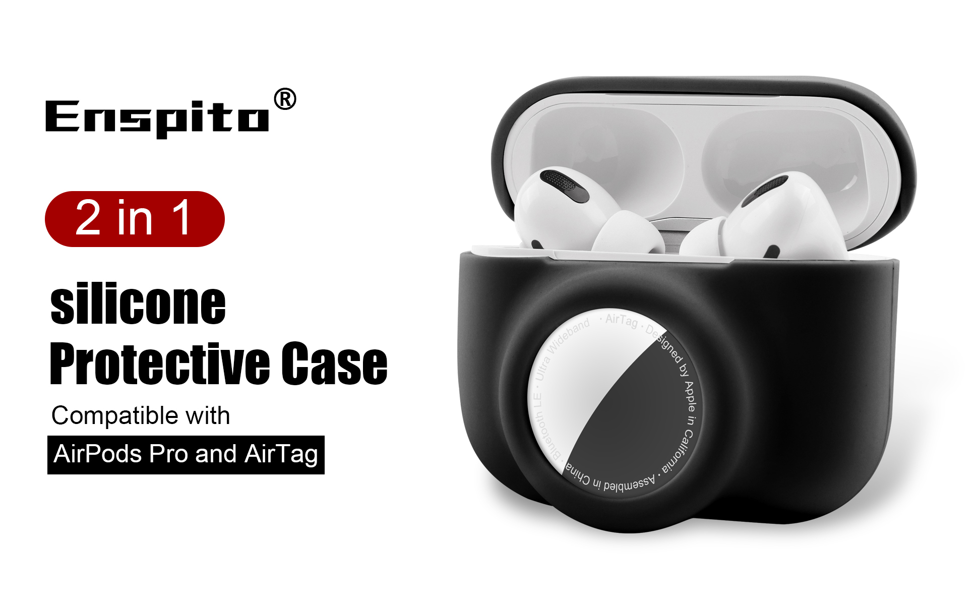 Amazon.com: 2 in 1 Protective Case For Apple AirPods Pro Air Tag