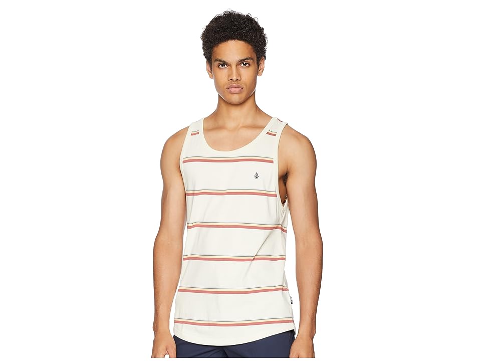 

Volcom Sheldon Knit Tank Top (White Flash) Men's Sleeveless
