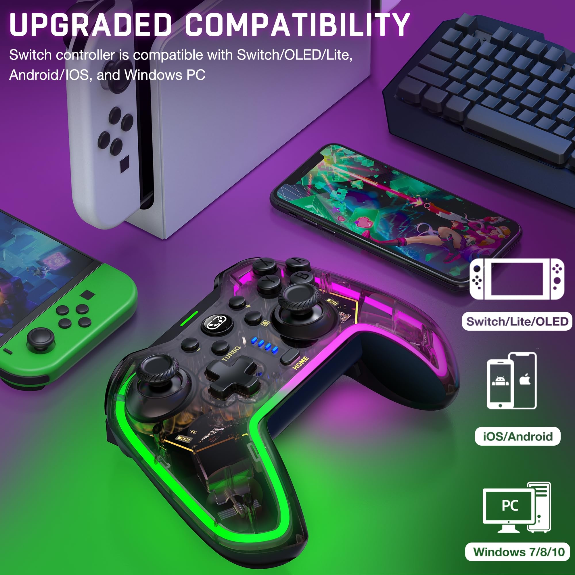 Switch-Controller-Pro-Wireless for Nintendo Switch/Switch Lite