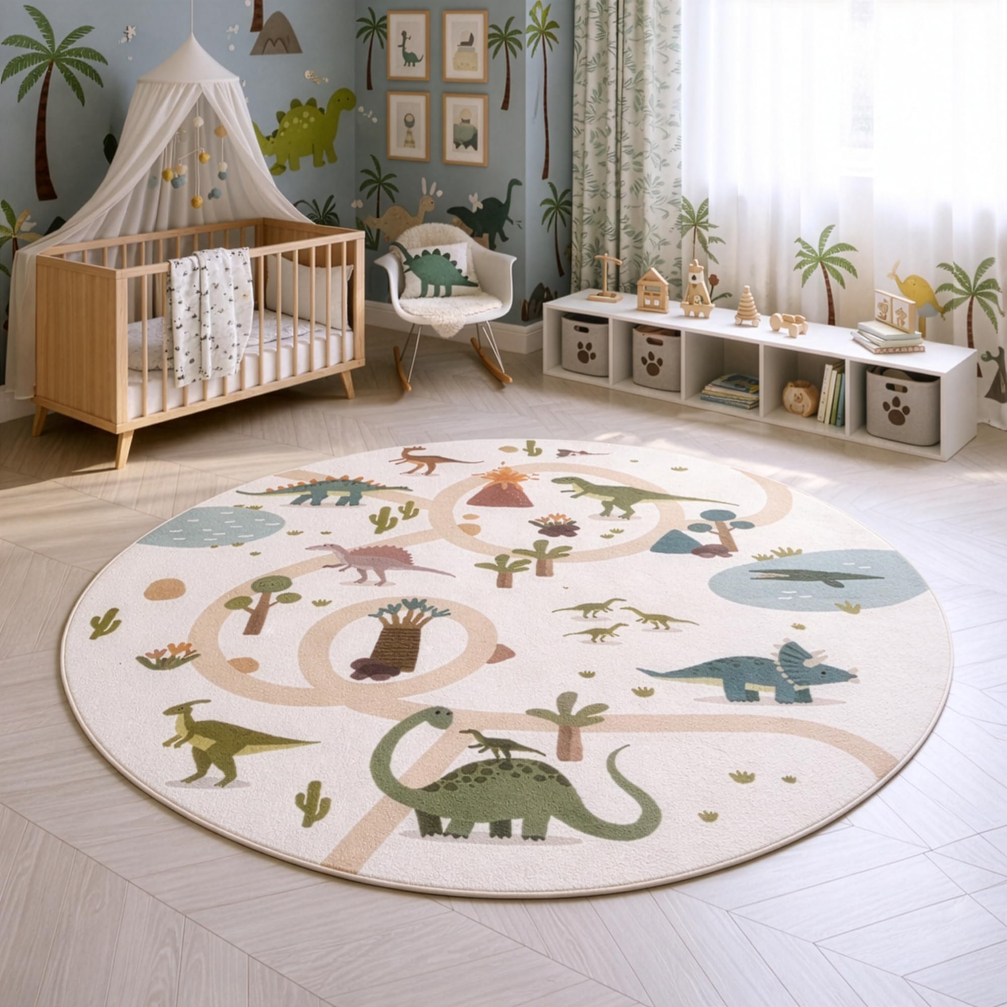 SIMPEX Kinderteppich Spielteppich für Kinderzimmer perfekt für große Kinderzimmerteppich