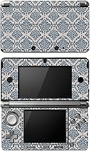'Disagu SF de 101949 _ 791 Diseño Skin para Nintendo 3DS – Diseño Damasco Beige de Color Azul Transparente