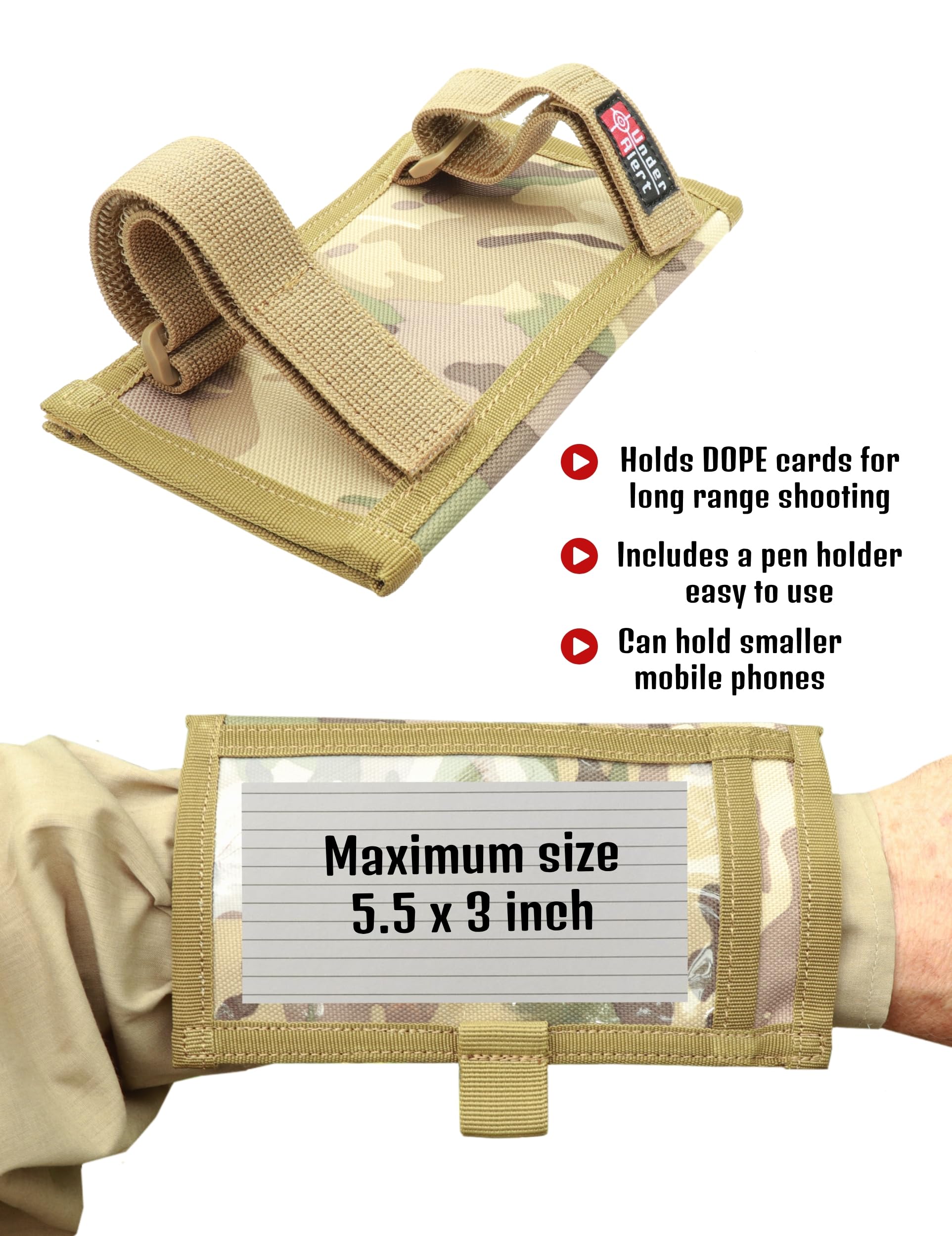 Amazon.com: UnderAlert Tactical Map Case, Rifle Dope Card Holder for Long Range Shooting Waterproof Wrist Map Holder Military Wristband Pouch Armband Book Sleeve Army Gear Sports Wrist Coach Qb Quarterback Band : Amazon.com: UnderAlert Tactical Map Case, Rifle Dope Card Holder for Long Range Shooting Waterproof Wrist Map Holder Military Wristband Pouch Armband Book Sleeve Army Gear Sports Wrist Coach Qb Quarterback Band :