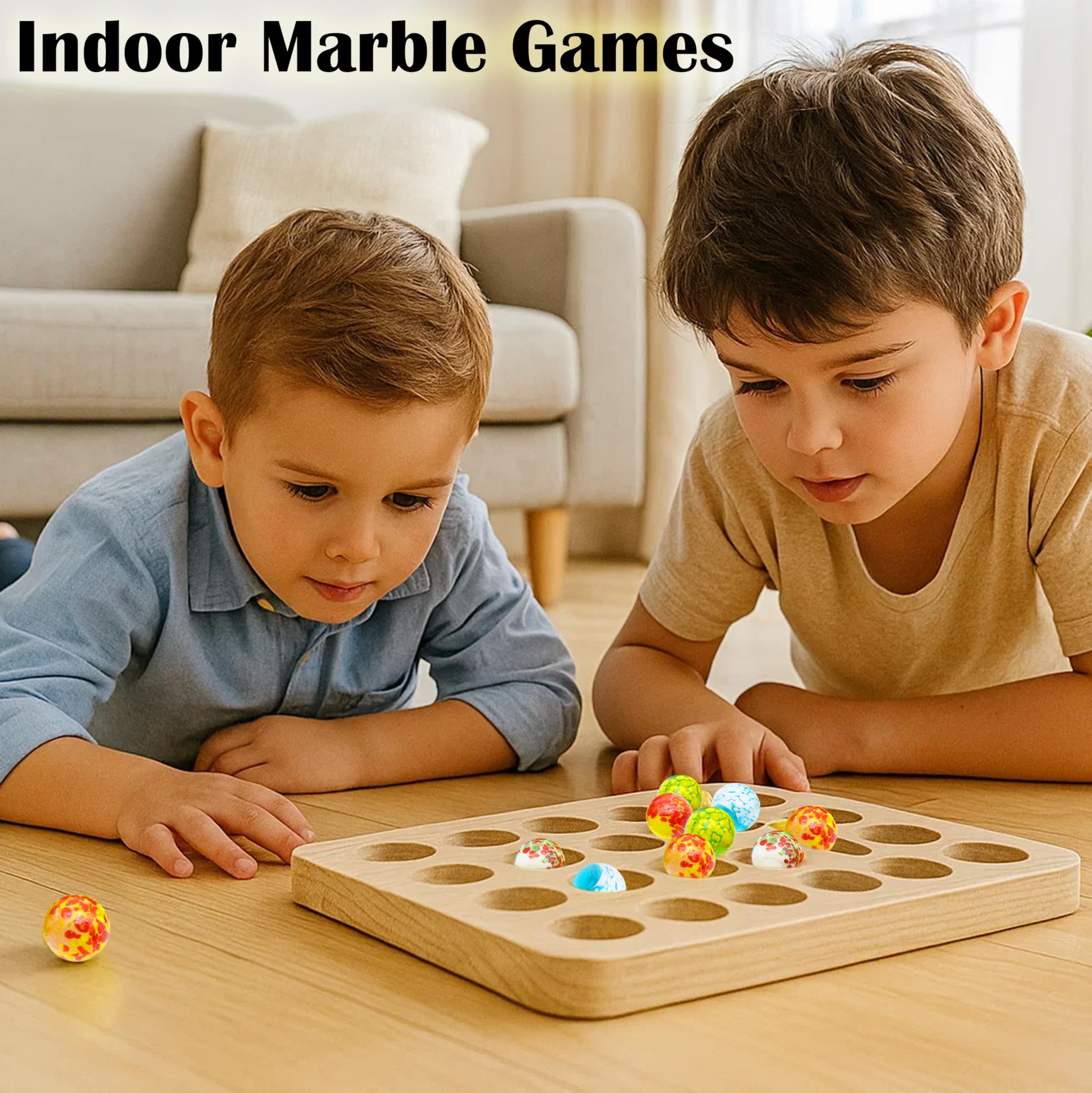 ARSUK Marmi a Pois in Vetro – 10 Biglie 25 mm Fatte a Mano, Set Colorato da Collezione per Bambini, Marble Run, Piste Biglie, Gioco Educativo, Decorazioni Casa, Giardino, Acquari, Regalo Creativo 250g
