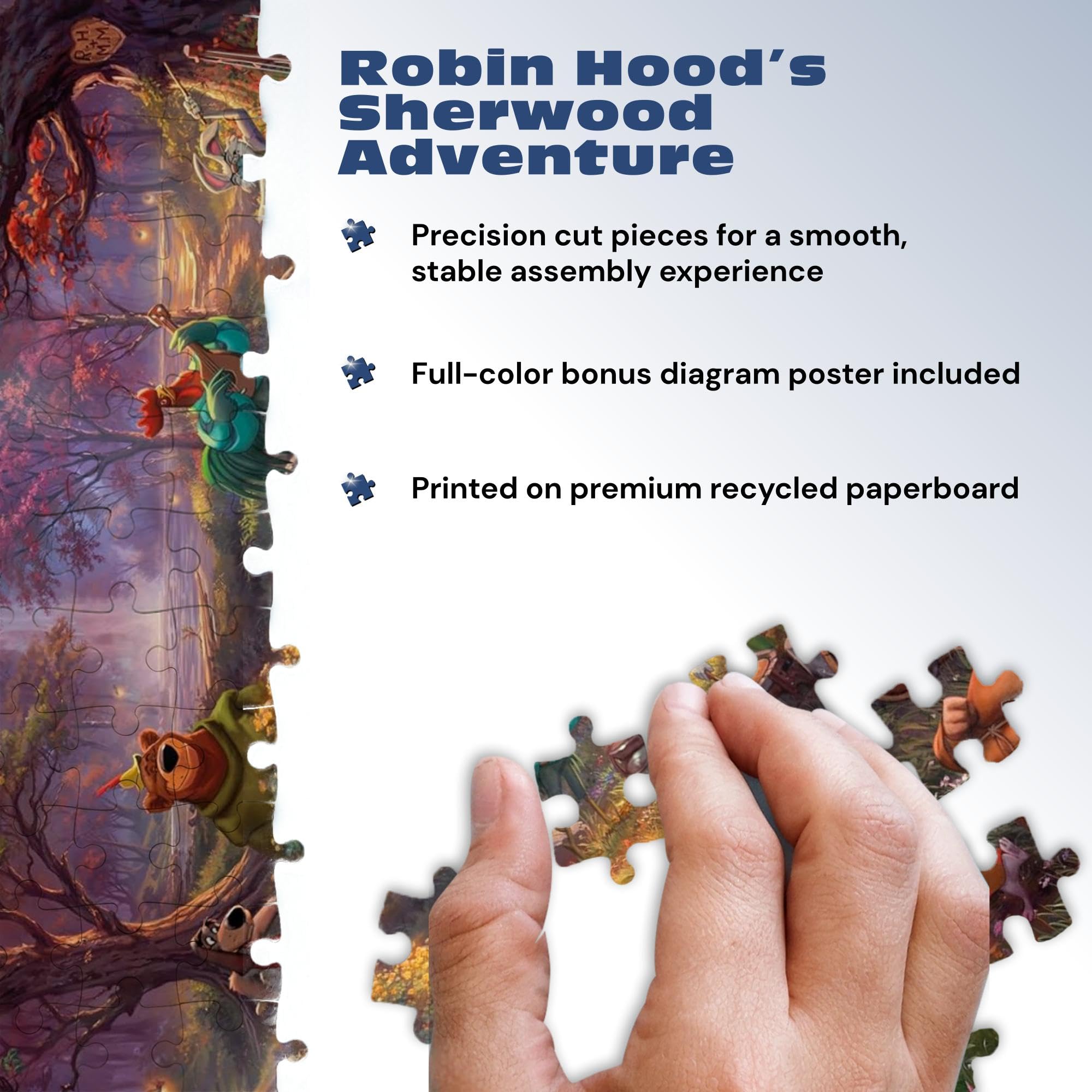 Amazon.com: Buffalo Games – Thomas Kinkade Disney's Robin Hood