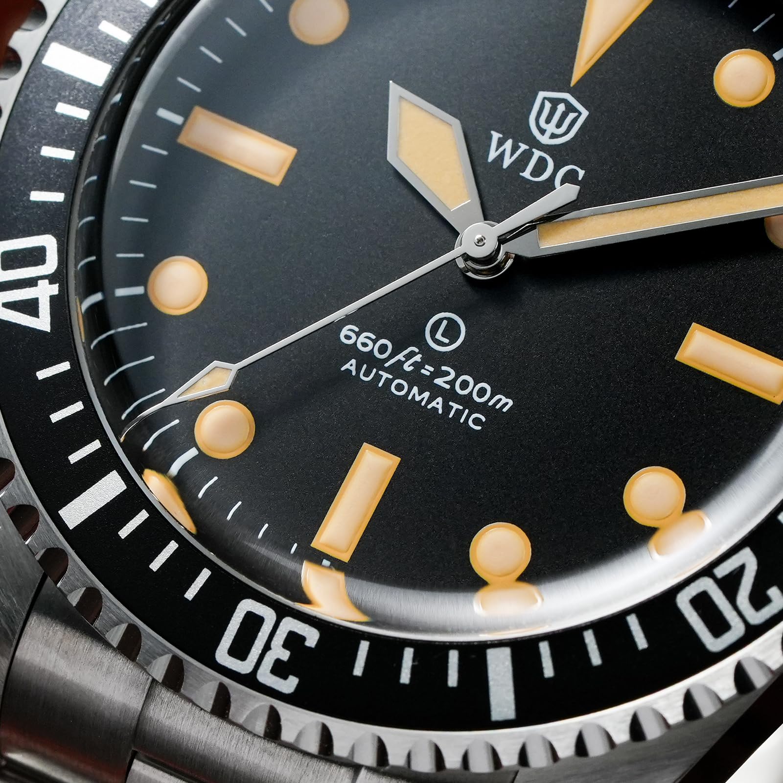 watchdives WD5513B - Orologio subacqueo da uomo, stile vintage, PT5004, automatico, meccanico, lusso, 40,7 mm, vetro zaffiro, impermeabile fino a 20 bar