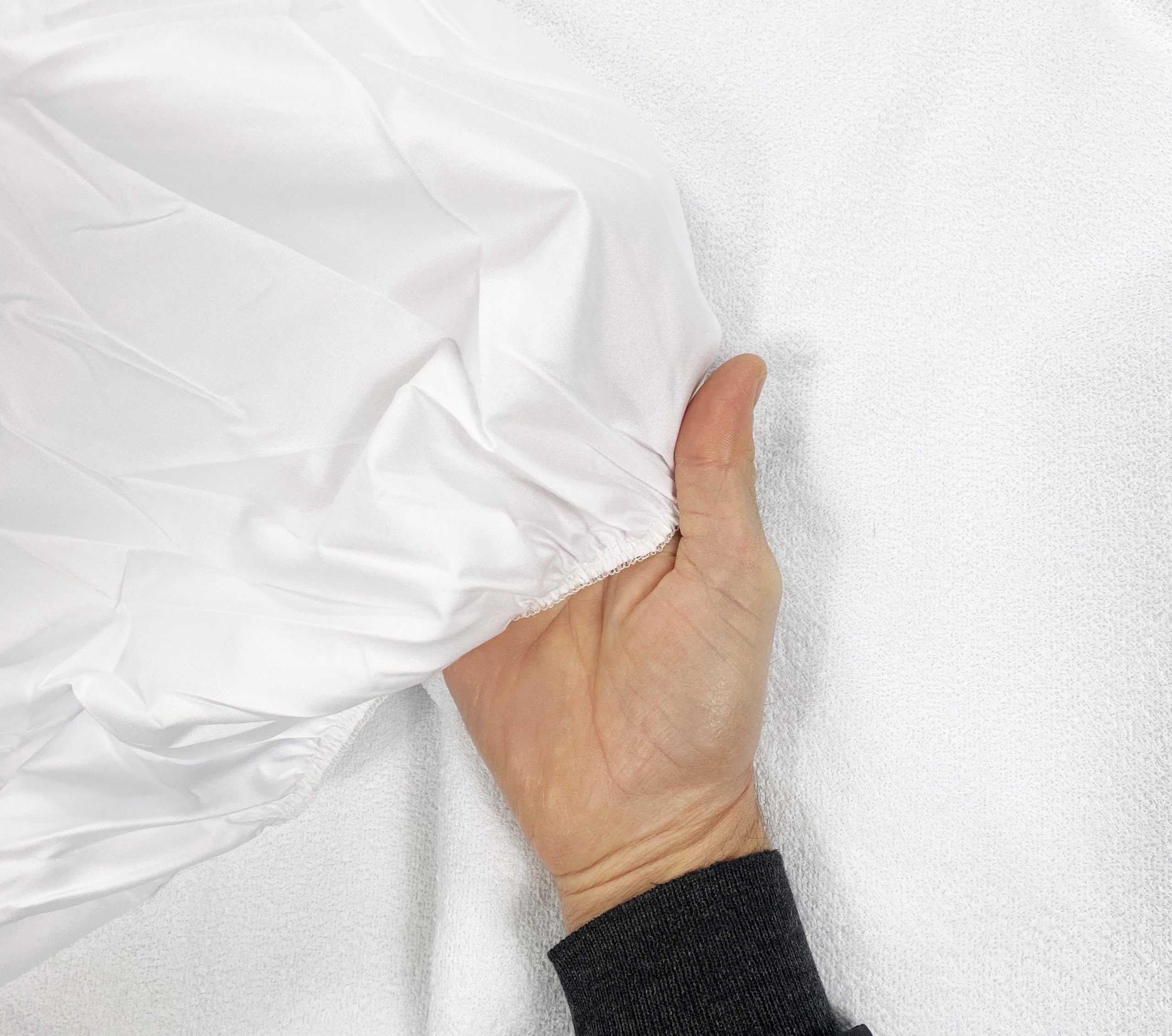 Cubrecolchón impermeable sanitario PVC calidad extra Made in Italy – 1 plaza y media Maxi 140