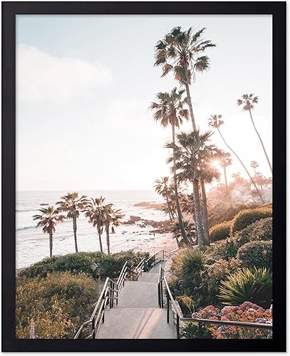 Miniatura 78 de Poster Master Póster de fotografía vintage, impresión retro de viaje, fotografía, balcón, océano, palmeras, suelo a cuadros, arte de pared sin marco