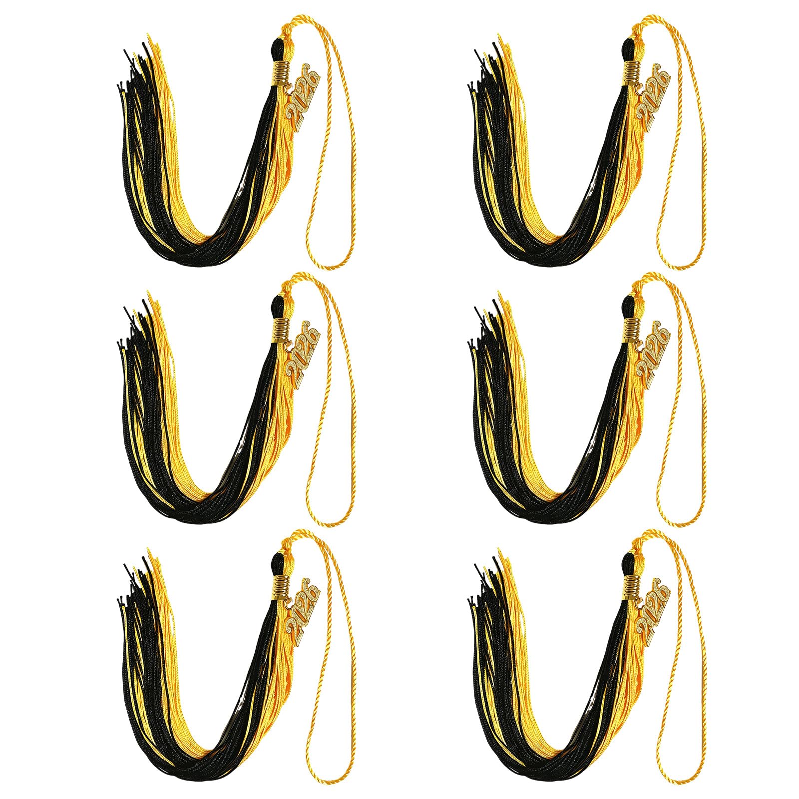 alloneslife Graduation Tassels 2026 Year Identifier Easy Installation for Cap and Craft Projects Polyester Cap Tassels