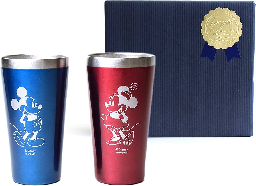 Amazon｜前畑 ディズニー ペアメタルサーモタンブラー ミッキー