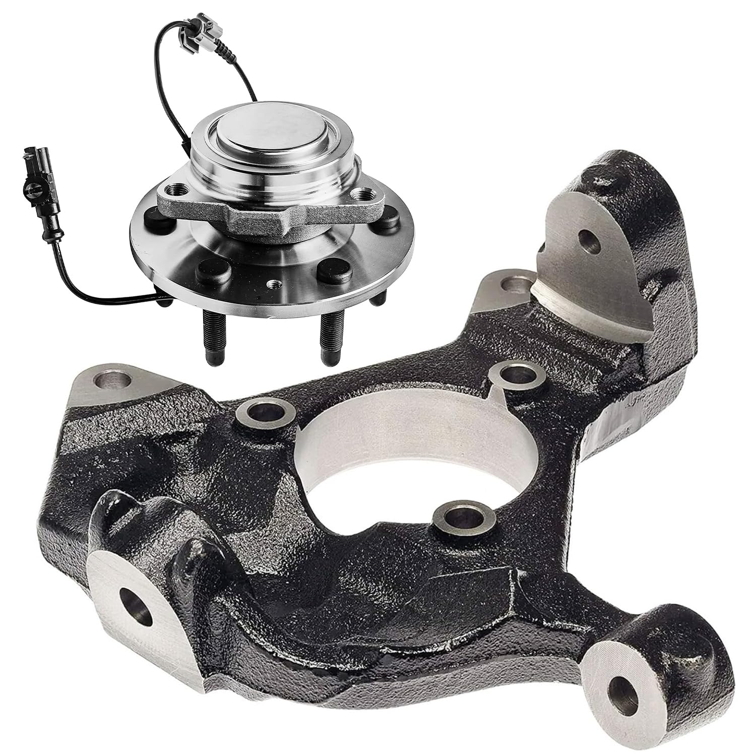 Detroit Axle - RWD Front Left Knuckle Kit for 07-13 Chevy Silverado 1500