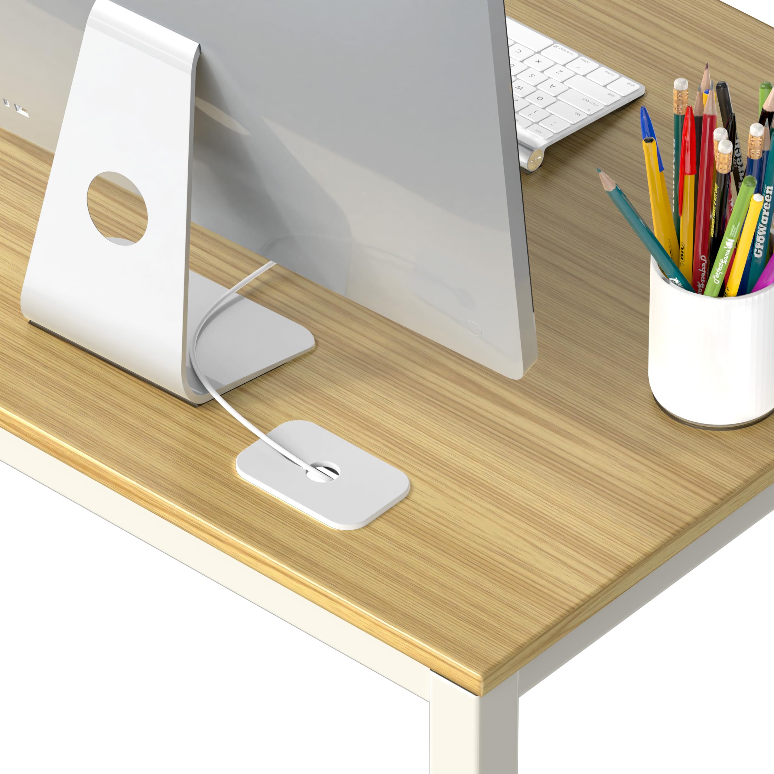 Amazon | SHW 48インチ 業務用オフィスパソコンデスク オーク | 机