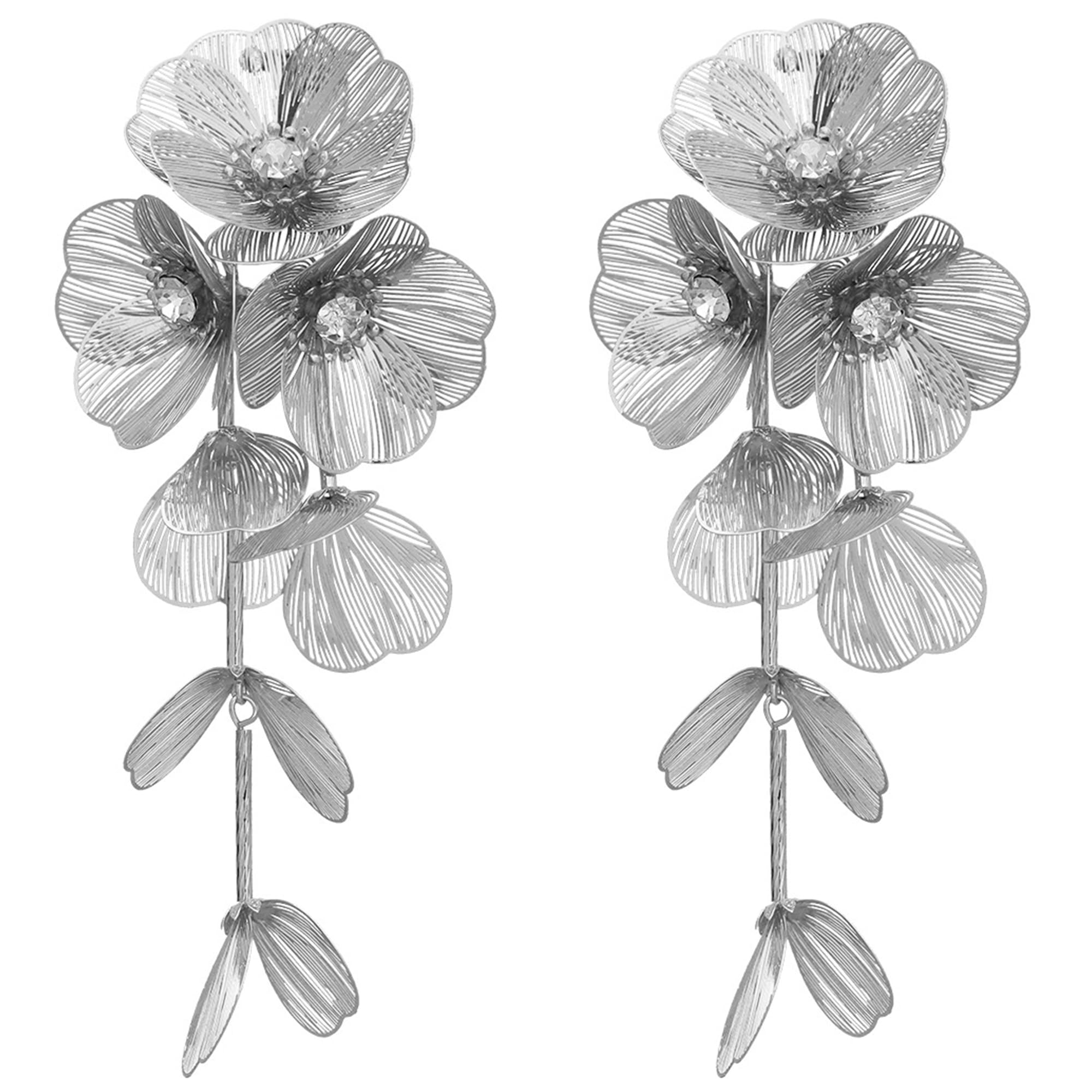Gehney Joy of Jewels JE44 Floral Long Drop Earrings for Women | Stylish Jhumka Earrings for Women | Trendy Fashion Earrings for Women | Elegant Floral Design to Elevate Your Look (B0CK7ZLV7G) Amazon Price History, Amazon Price Tracker