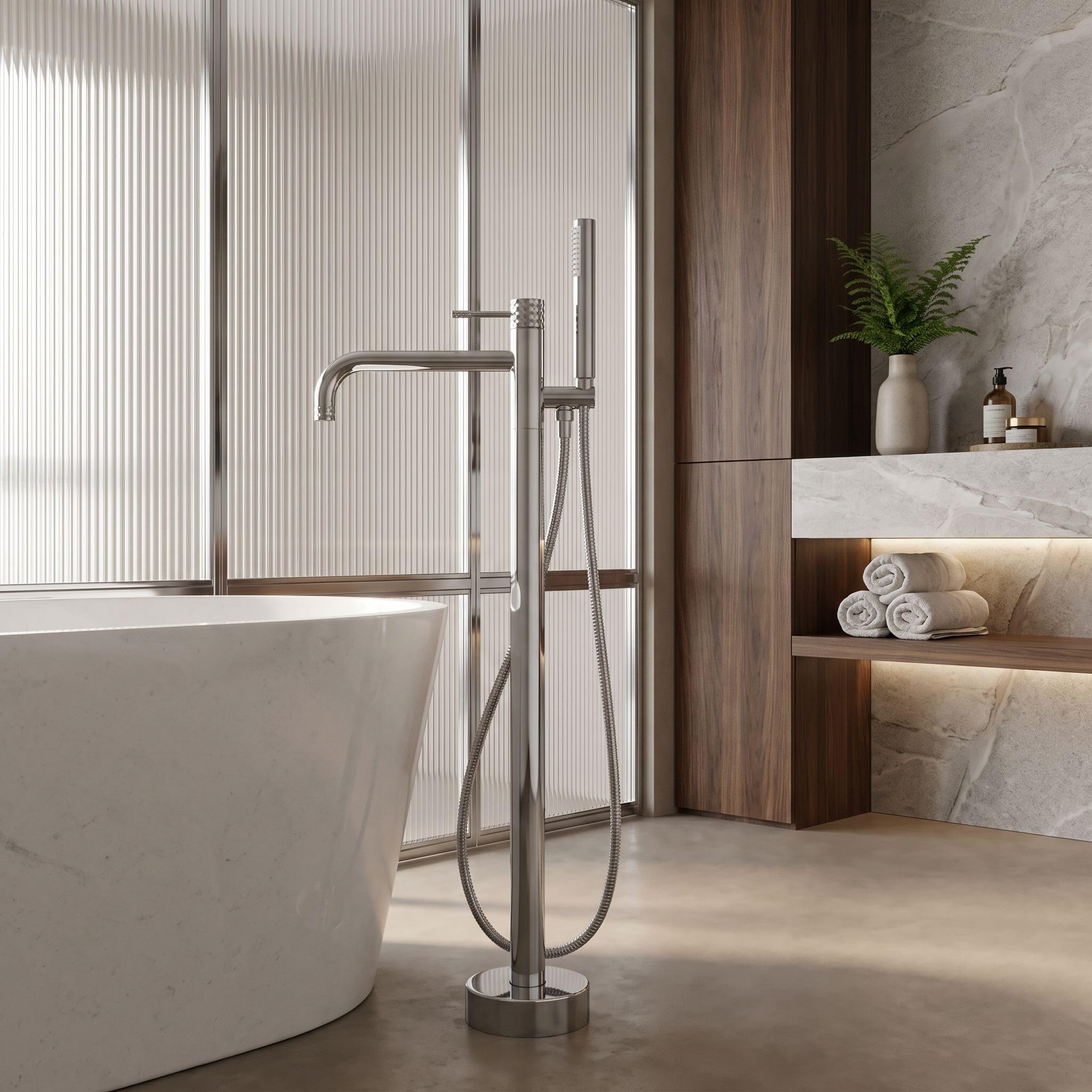 Rea - Grifo independiente Lungo Diamond cromado