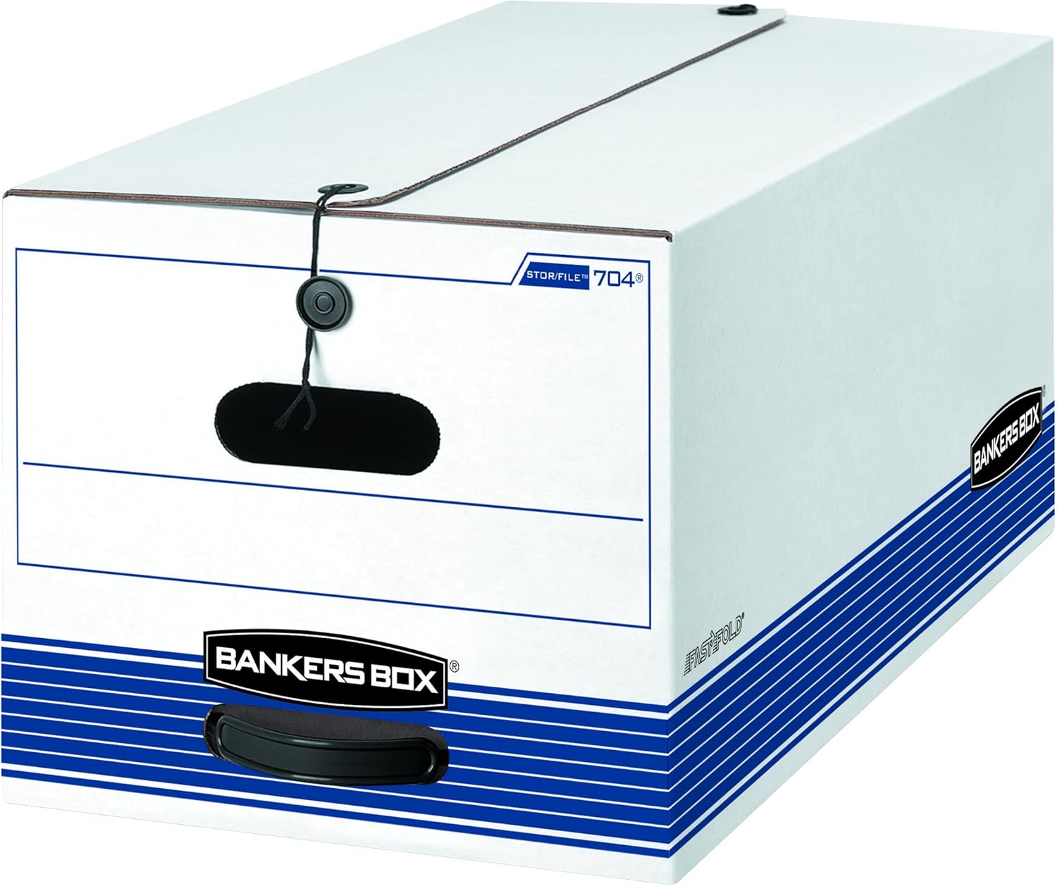 FastFold Easy Portable File Box with Lift-Off Lid