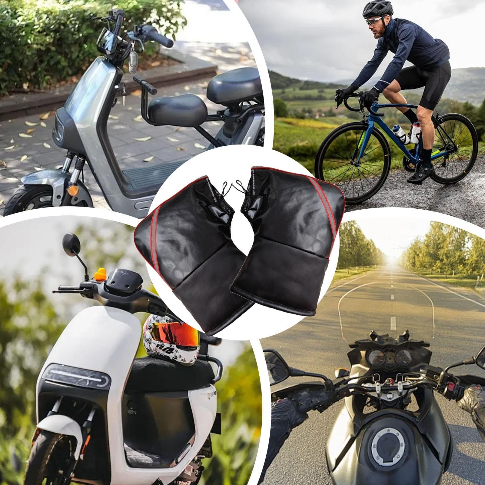 Rękawice na kierownicę motocykla | Pokrowiec na odzież rowerową Nowe rękawice na kierownicę motocykla - Pokrowiec na kierownicę roweru, ciepłe rękawiczki rowerowe do rowerów górskich