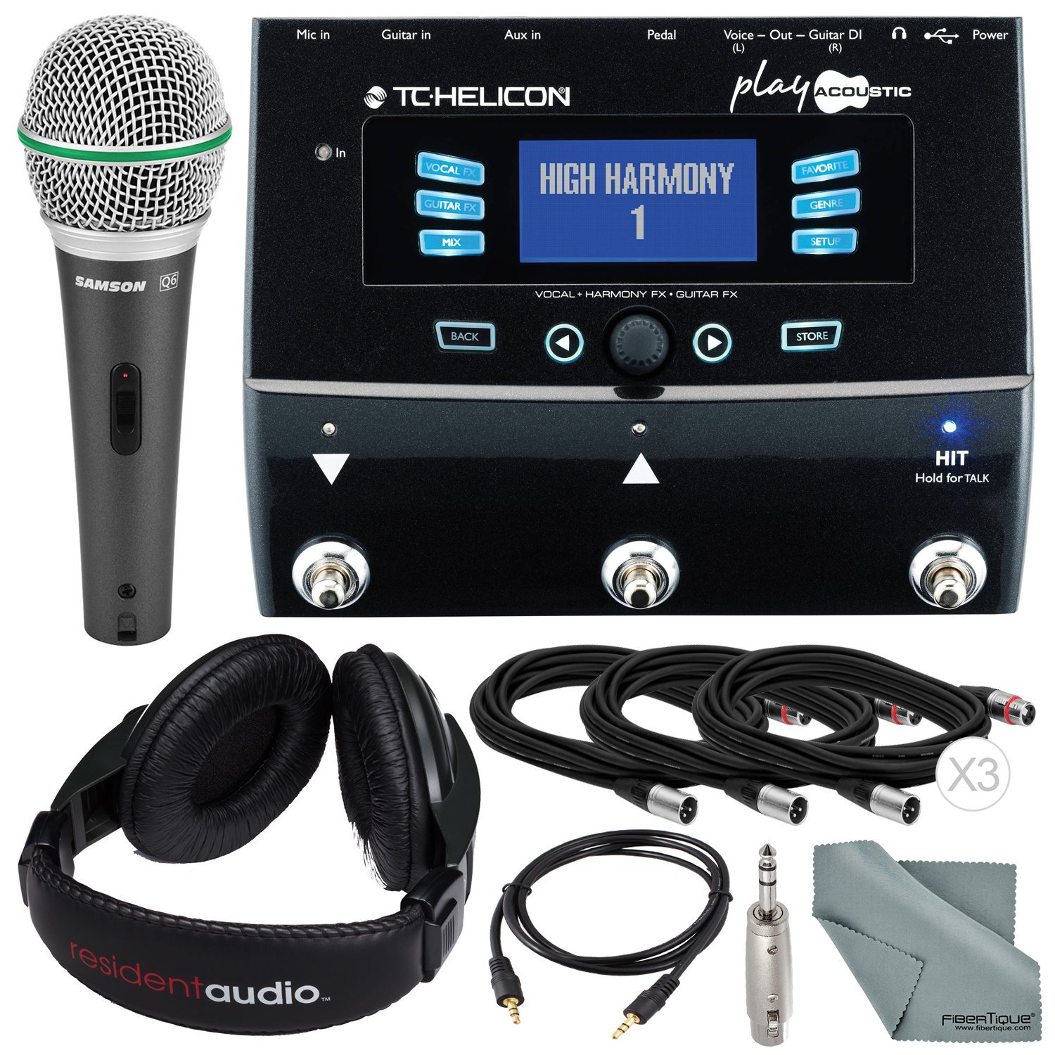 TC-Helicon Play Acoustic ギターエフェクター Amazon | TC HELICON エレアコ・ギター用エフェクト付きボーカル