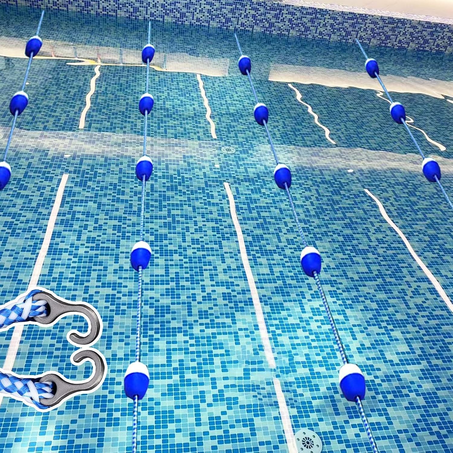 Sicherheitsseil mit Schwimmern,