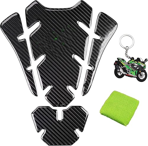 Protector de vinilo de fibra de carbono 5D, protector de tanque de vinilo para motocicleta NJ 650 ZX636 ZX600 ZX-10R ZX14 ZX1400 ZX14R ABS 1000