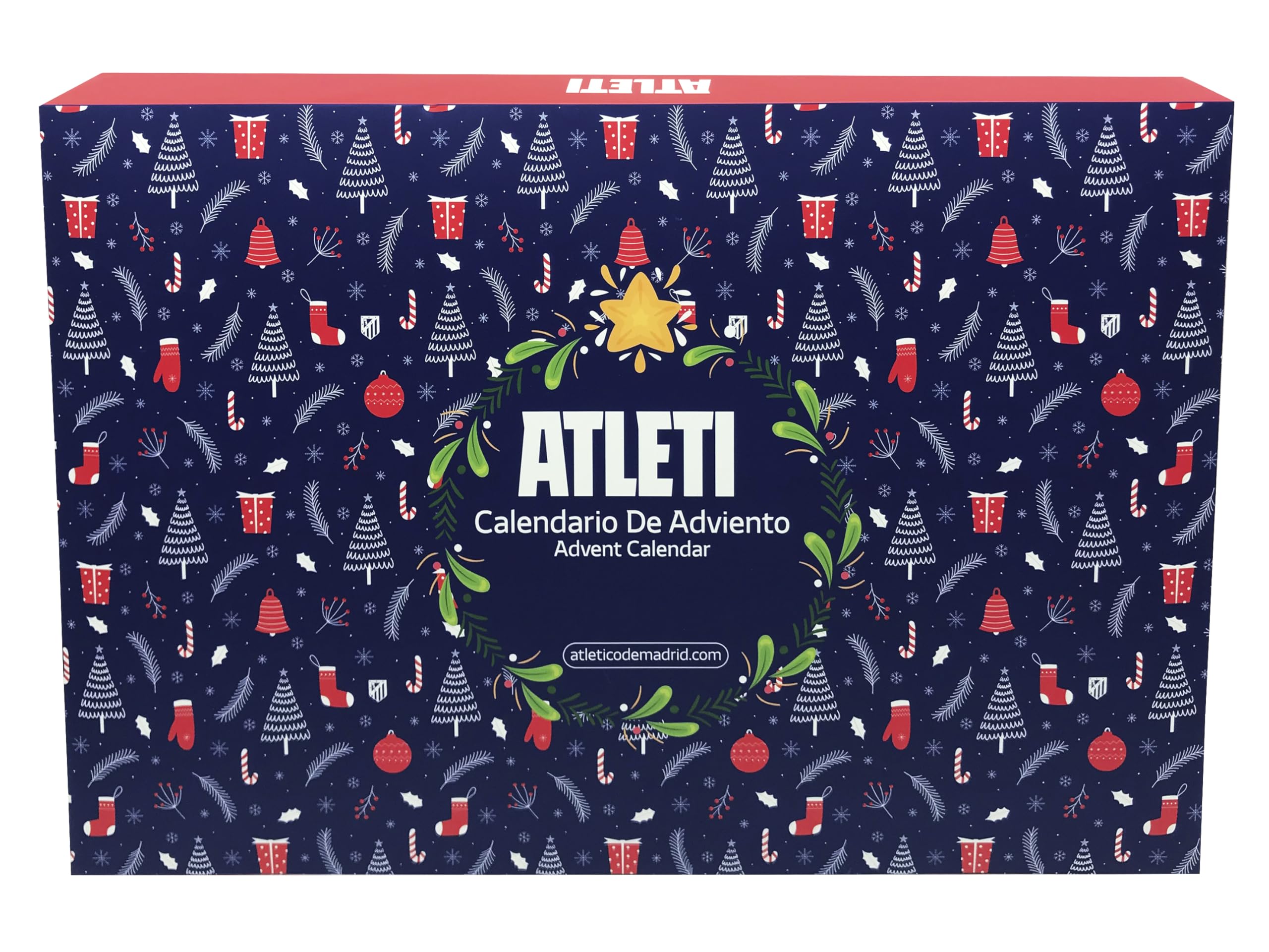 CyP Brands-Atlético de Madrid, Calendario de Adviento, 24 Sorpresas, Regalo Infantil, Licencia Oficial Marvel, Actividades y Juguetes