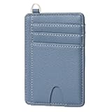 Slim Minimalist Front Pocket RFID Blocking Card Holder Wallets for Men & Women