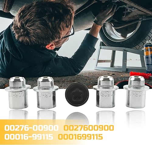 Miniatura 3 de Cerraduras de rueda antirrobo juego de tuercas de bloqueo M12 X 1.5 se adapta a Toyota Prius Camry Tacoma Corolla RAV4 IS350 ES350 RX350 GS350