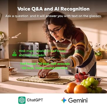 inmo GO3 Smart Glasses with Camera, 98+ Languages Real-Time Translation