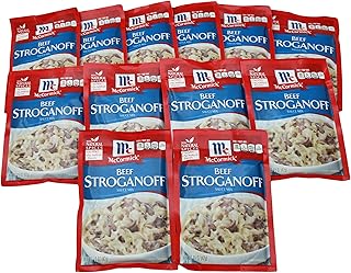 McCormick, Beef Stroganoff Seasoning Sauce Mix, 1.5oz Packet (Pack of 12)