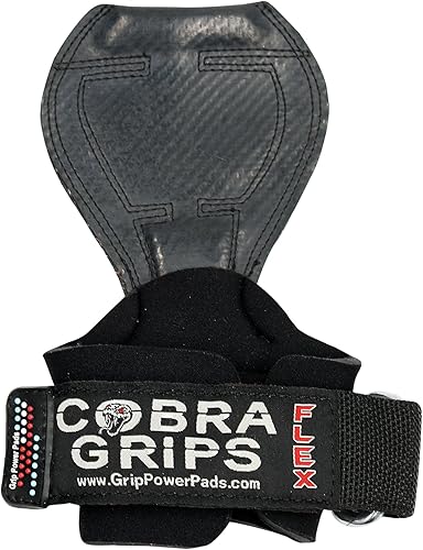 Miniatura 2 de 2018 Cobra Grips Flex Modelo Guantes de Levantamiento de Pesas Correas Resistentes Ganchos de Elevación de Potencia Alternativa para Peso Muerto con