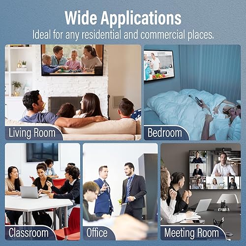 Miniatura 9 de Kit de organización de cables en la pared, ocultador de cables de TV para TV montado en la pared, ocultar cables de TV para montaje en pared, kit de