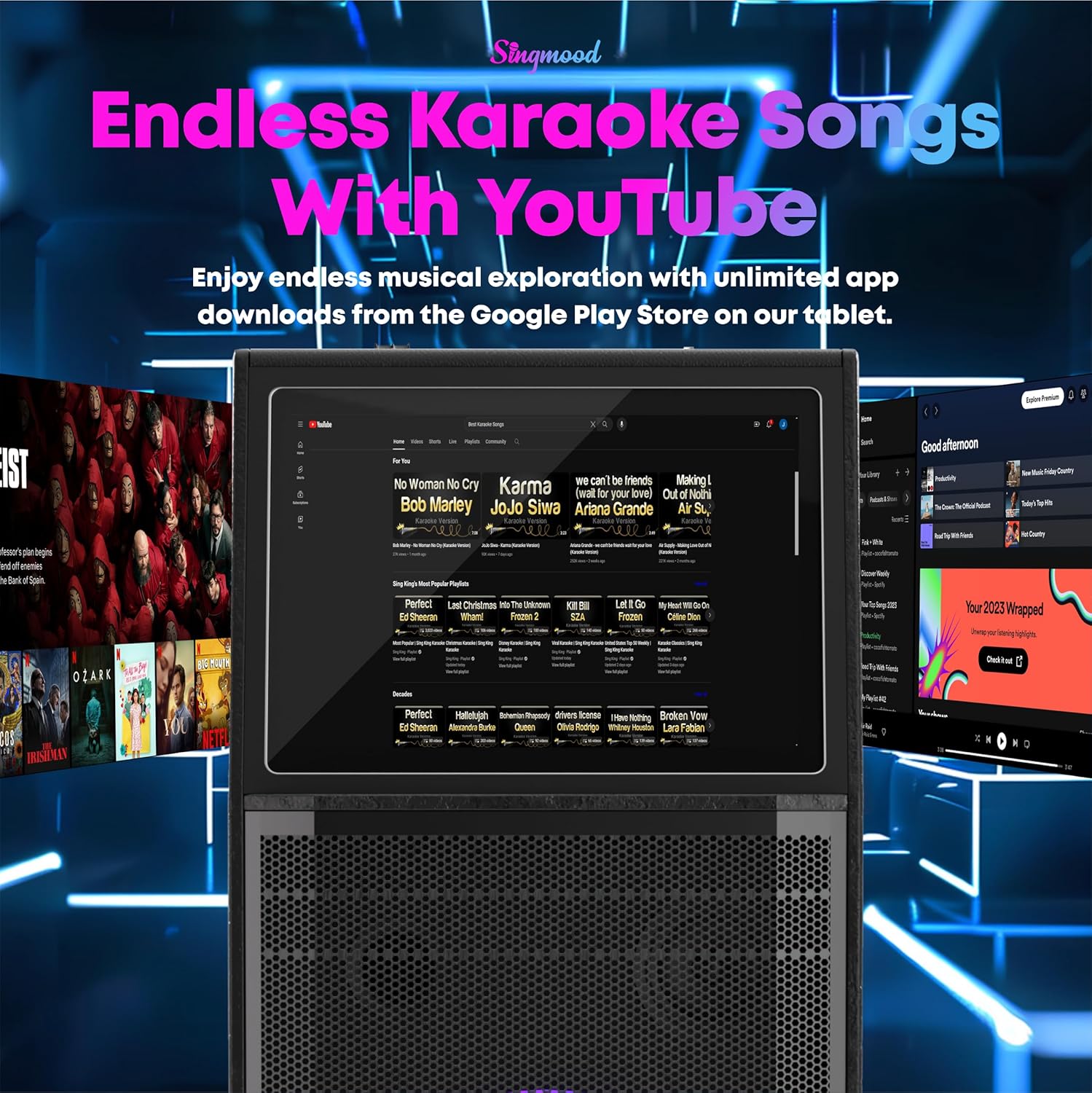 Image showing the 32 Bit Digital Audio Decoder Chip and its benefits for sound quality.