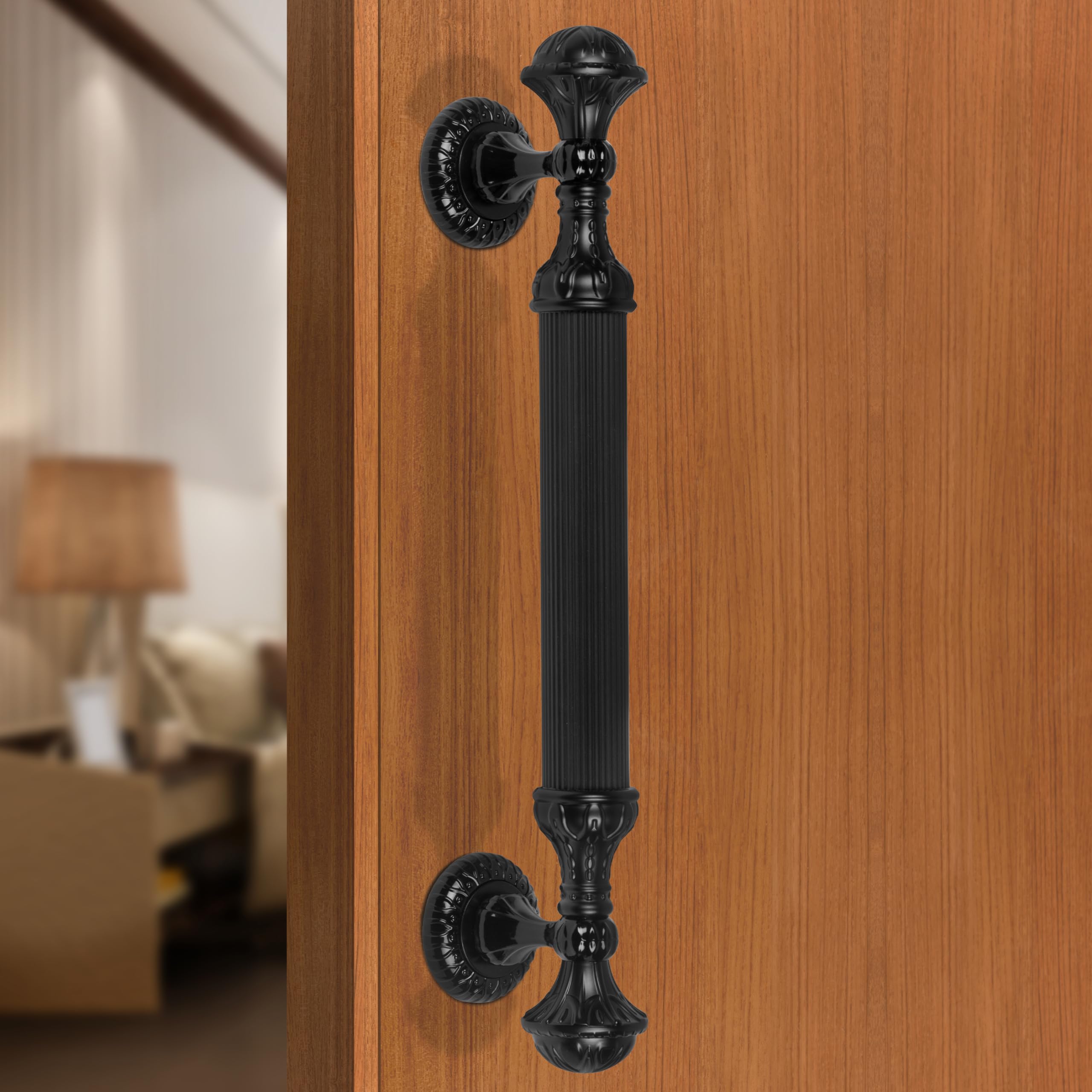 Plantex Heavy Duty Main Door Handle/Door Handle for Main Door/15-Inches Main Door Handle/Pull Handle - Pack of 1 (320-Black Finish) - 3 Years Warranty — Amazon image 6