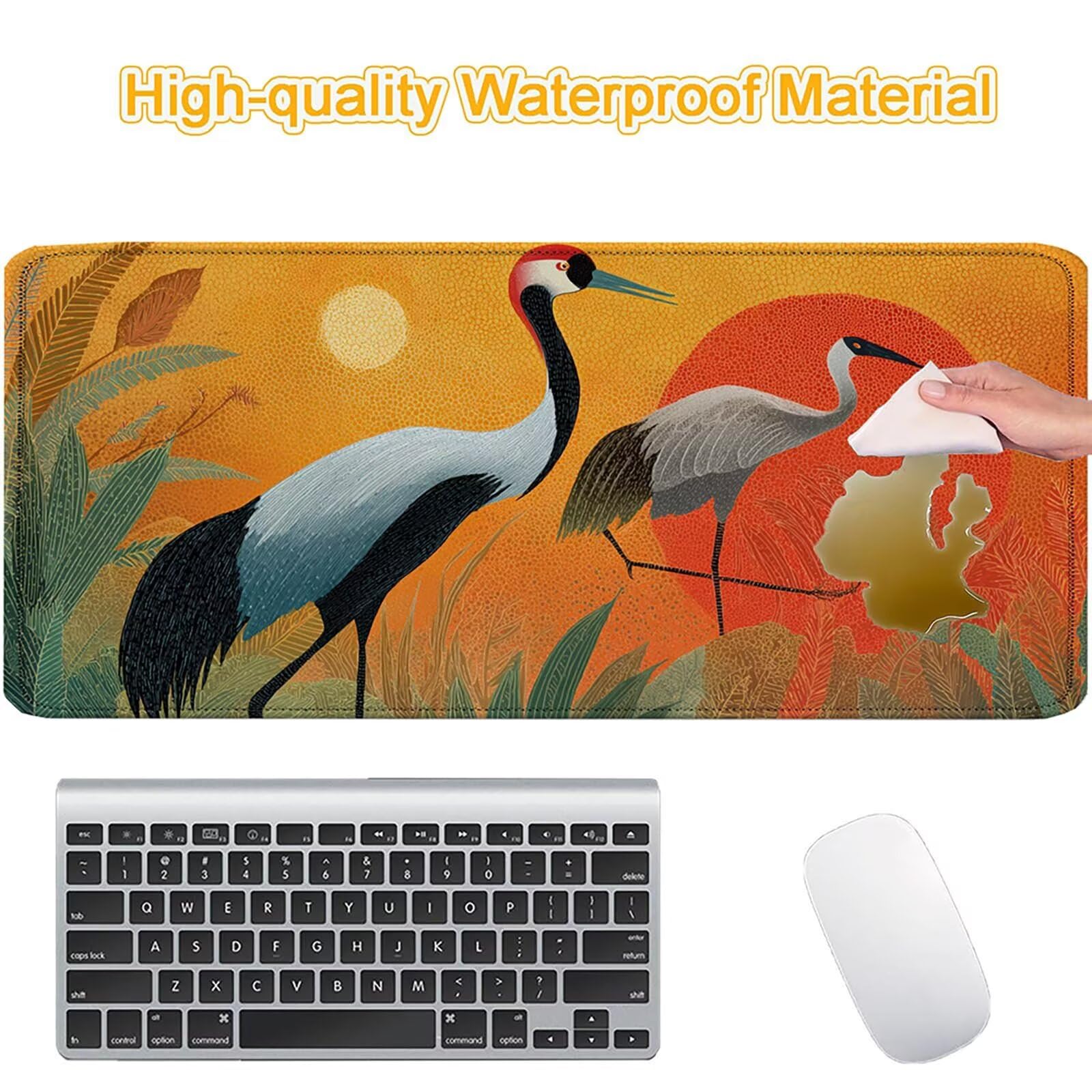 Tappetino Mouse 900x450mm | Superficie Ultra-Liscia, uccelli 0-z592