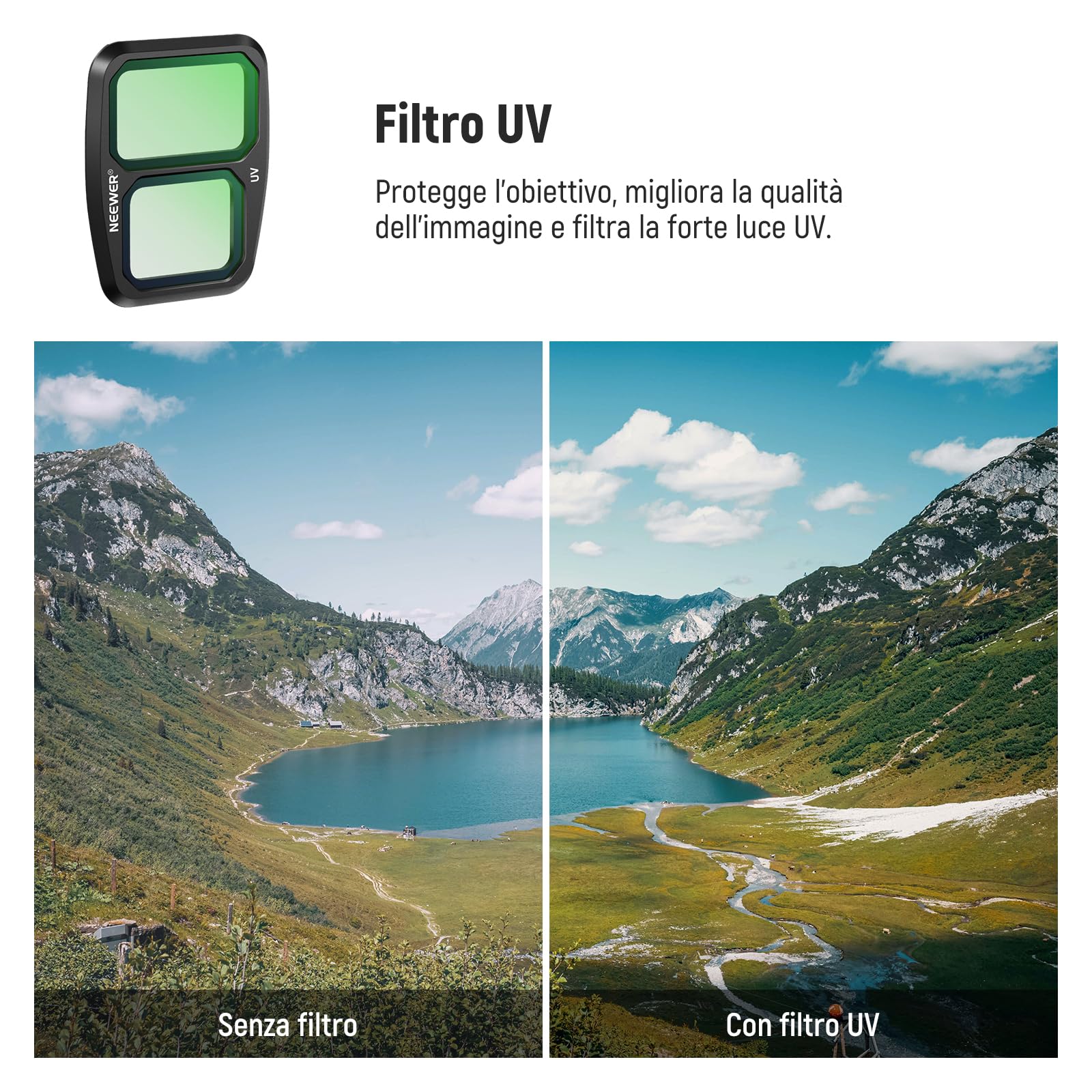 Set Filtri ND E CPL Per DJI Air 3 - 6 Pezzi, Vetro Ottico HD, Per Video E Foto