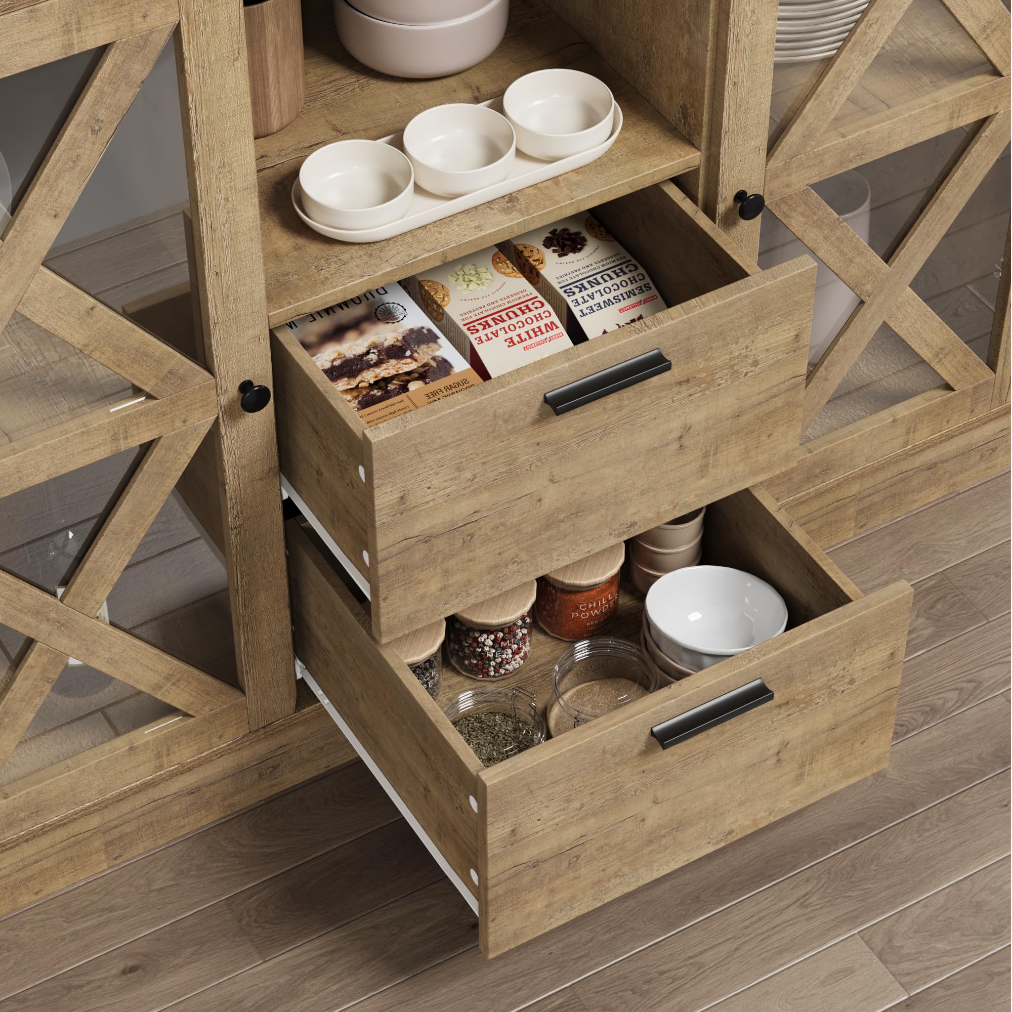 Snapklik.com : BOTLOG Buffet Cabinet