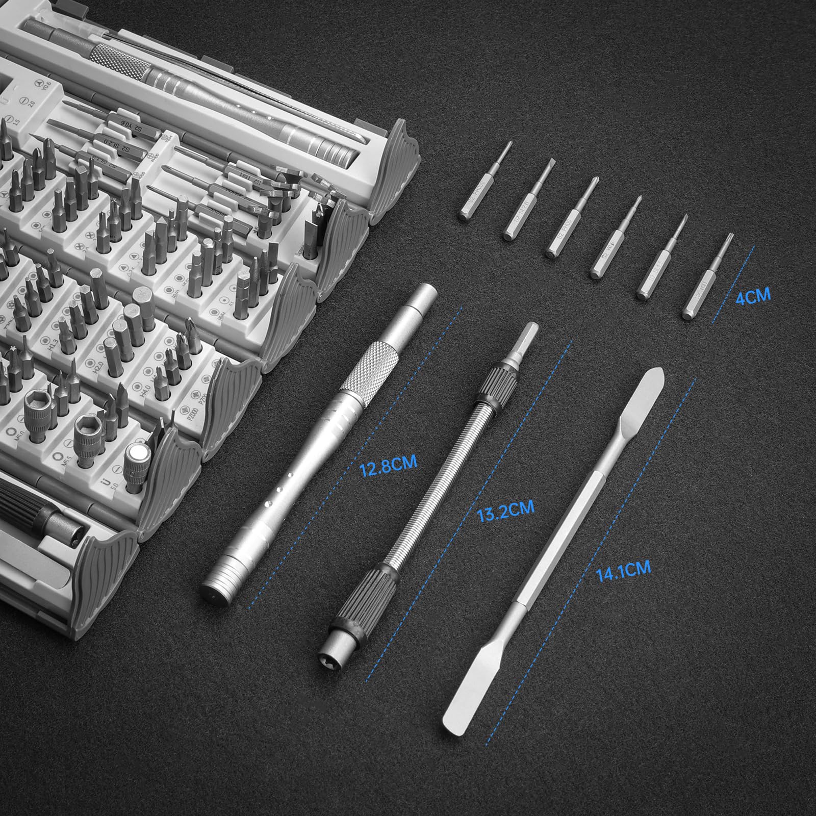 Brightison Set Cacciaviti Precisione Magnetici 139 in 1 - Mini Giraviti Precisione Professionali - Kit Riparazione Portatile Multifunzione Elettricista Cacciaviti per Orologiaio PC