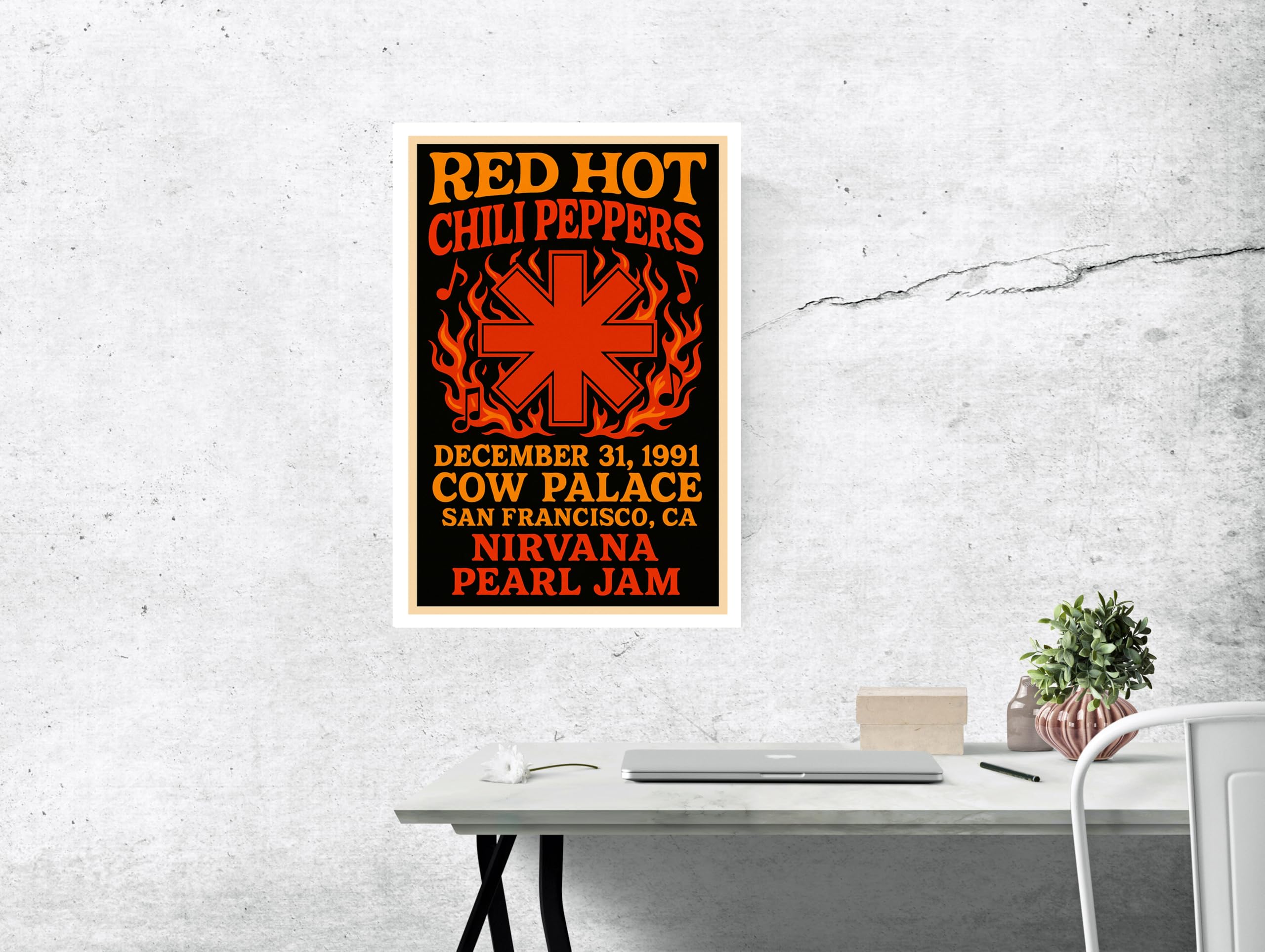 Amazon.com: Red Hot Chili Peppers Concert Poster, with Pearl Jam