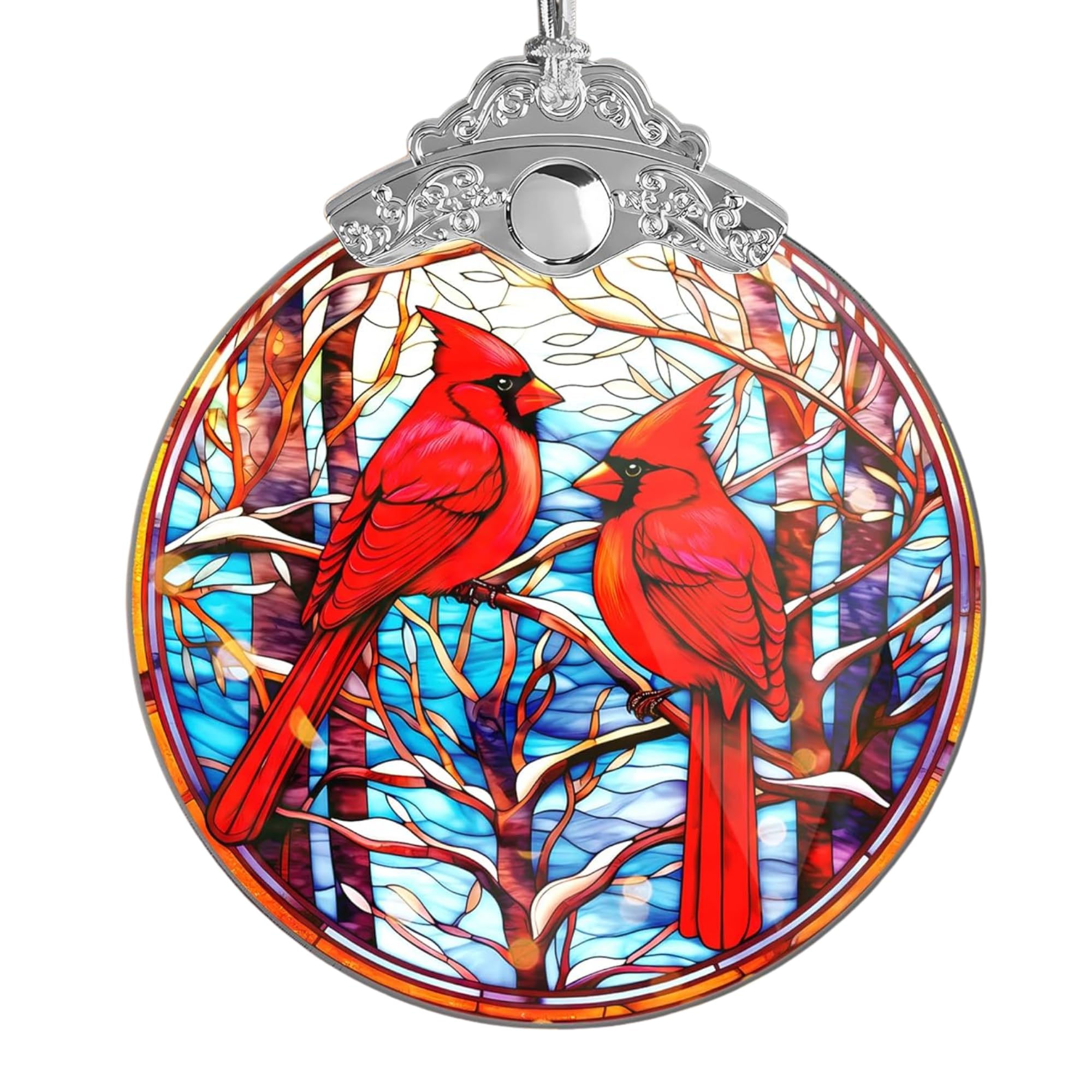 Cardinal Christmas Ornaments, Cardinal Ornament, Symbolizing Love and Memory, Elegant Holiday Keepsake Gift for Family and Friends, Memorial Tree Décor, Christmas Ornaments
