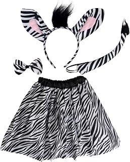 Animal Costume, set animal wit Skirt Adults Halloween Tulle Set Tiger Co...