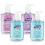 Purell Advanced Hand Sanitizer Refreshing Gel Design Series, Clean Scent,Clear, 8 Fl Oz Pump Bottle (Pack of 4), 9652-06-ECDECO