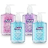Purell Advanced Hand Sanitizer Refreshing Gel Design Series, Clean Scent,Clear, 8 Fl Oz Pump Bottle (Pack of 4), 9652-06-ECDECO