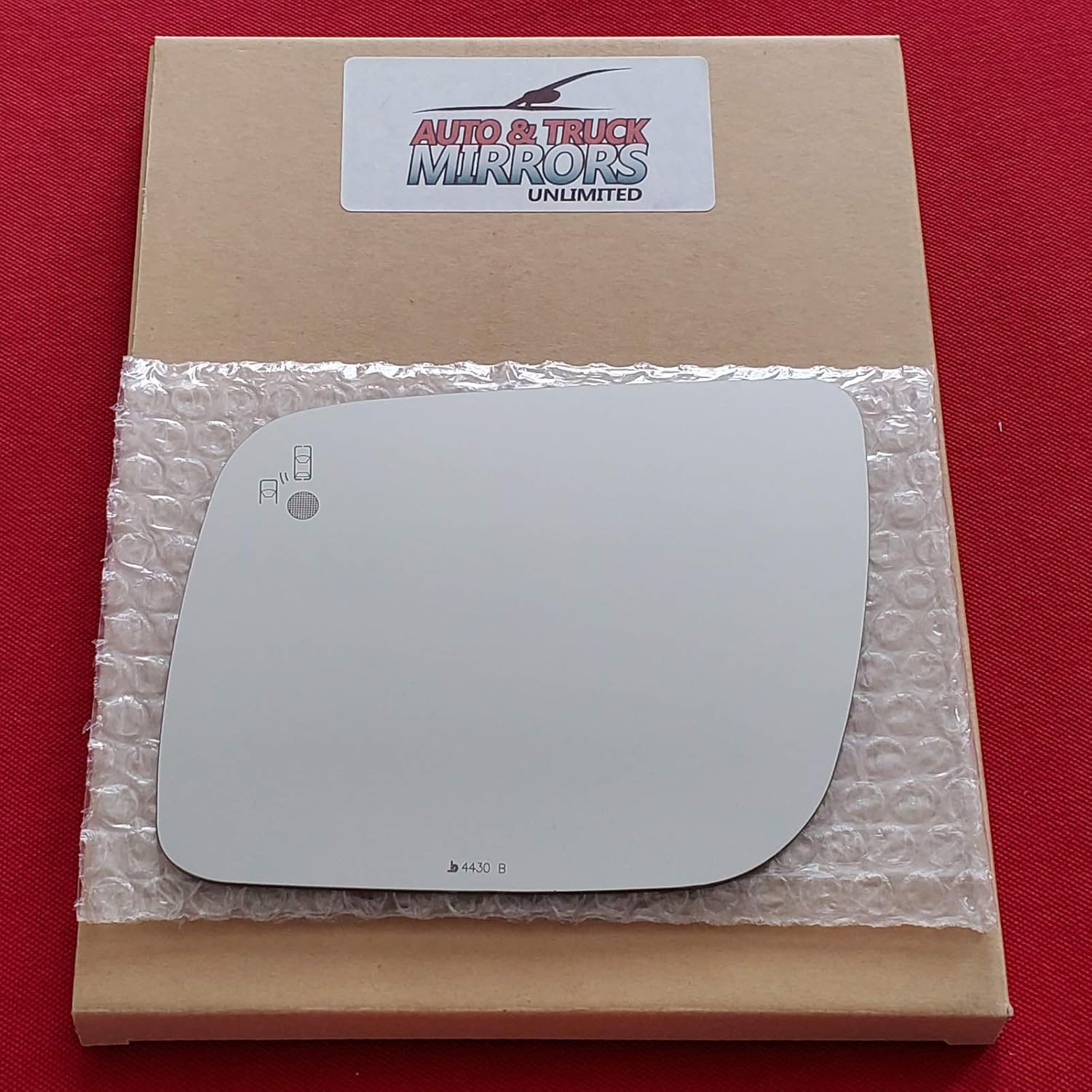 Mirror Glass Replacement + Adhesive Pads for 2011-2019 Ford Explorer Driver Side - Blind Spot (2012 2013 2014 2015 2016 2017 2018 11 12 13 14 15 16 17 18 19)