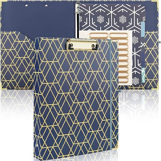 HWPRATO 3Ring Binder with 5Tab Binder Dividers, 1 Inch Binders with