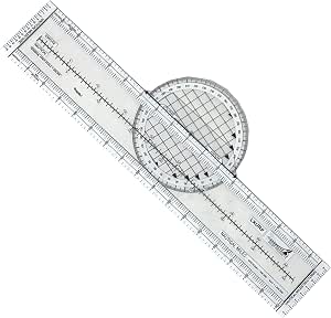 Advanced Pilot Products Rotating Aviation Plotter - Precise Navigation Tool for Student Pilots