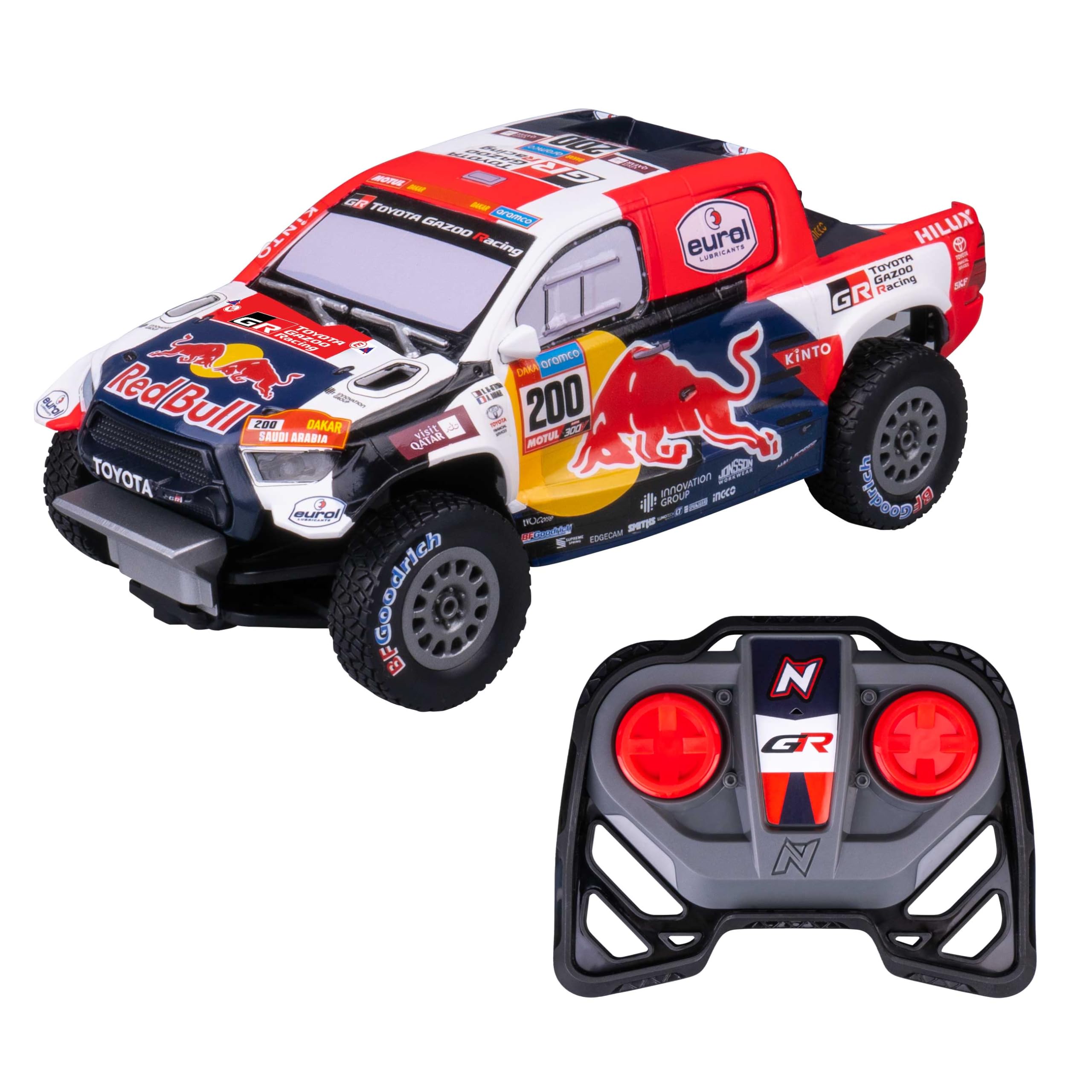 Nikko Rc 10591 Night Mode Toyota Gazoo Dakar Remote Controlled
