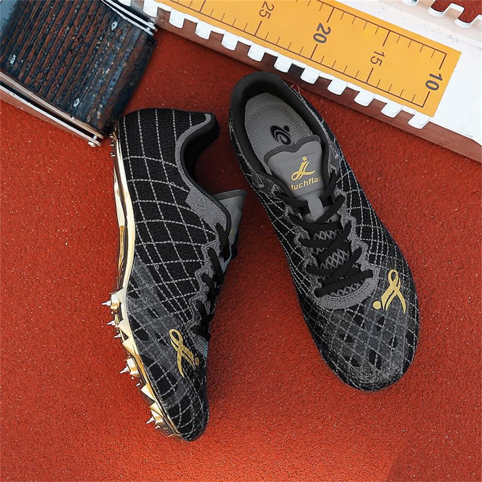Zapatillas De Atletismo para Hombre Y Mujer con 7 Clavos para Carreras Profesionales Ligeras Y Cómodas para Saltar